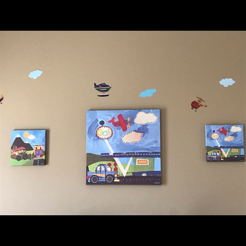 Children’s Oopsy daisy too canvas art bundle